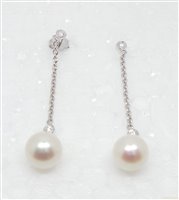 Earrings Recarlo Woman in Gold Perla 2.2 Ct ZU 001/B - ZU 001/B